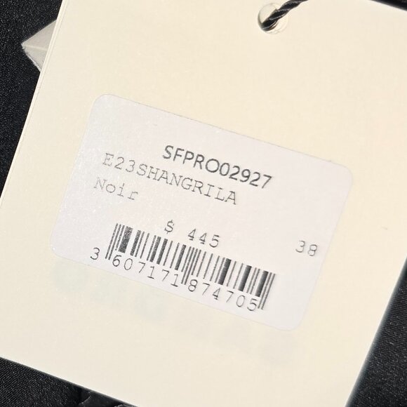 Sandro Shangrila Tweed Mini Dress in Blk/Wht, Size 38, New with Tags - Picture 7 of 7